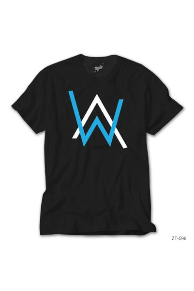 Generic Brand Alan Walker Softly Black T-Shirt