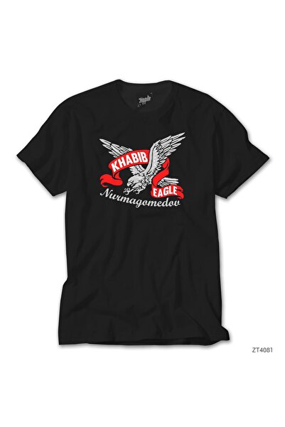 WAKHA Tricou negru UFC Khabib Eagle