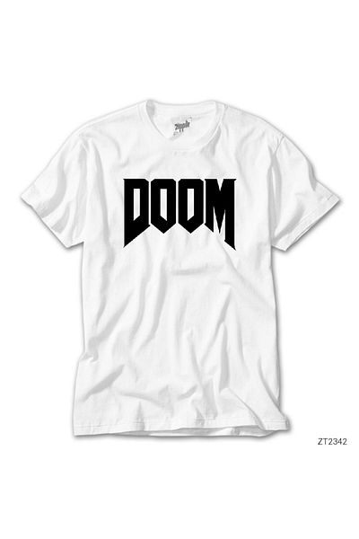 CrowsGate Doom Logo White T-shirt