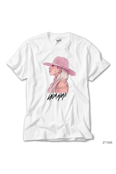 CrowsGate Lady Gaga 1 White T-Shirt