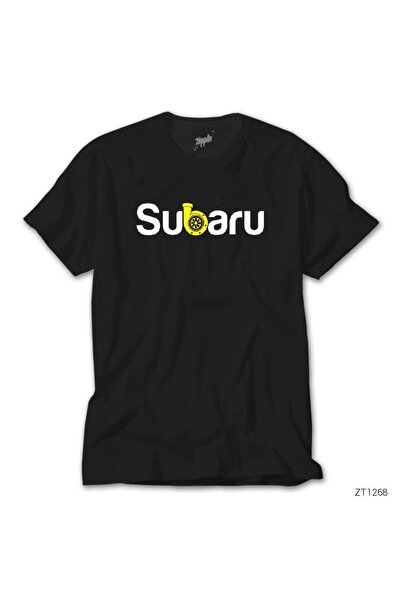 WAKHA Subaru Turbo crna majica