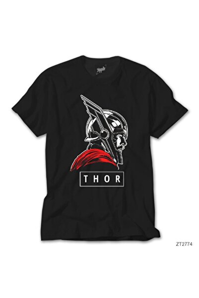 WAKHA Hanorac negru cu glugă Thor Ragnarok 2