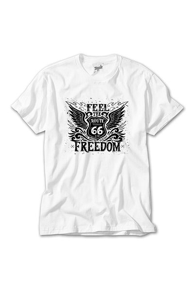 CrowsGate Route66 LA White T-shirt