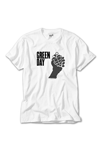 Generic Brand Green Day Bomb 2 White Kids T-Shirt 11-12 Years