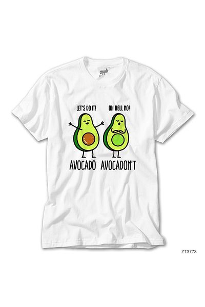 CrowsGate Avocado Avocado't White T-Shirt