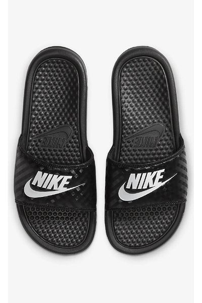Nike Futura Benassi Slide Μαύρες Παντόφλες Μονό λουράκι