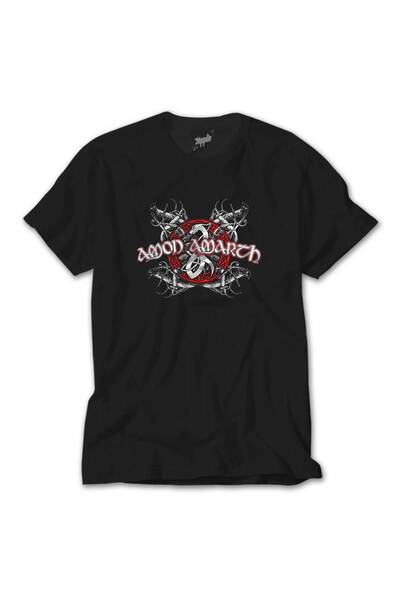 Liyada Tricou negru și roșu Amon Amarh