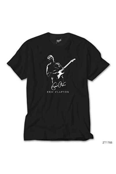 WAKHA Tricou negru Eric Clapton Solo