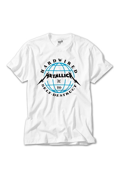 CrowsGate Metallica Hardwired White T-Shirt