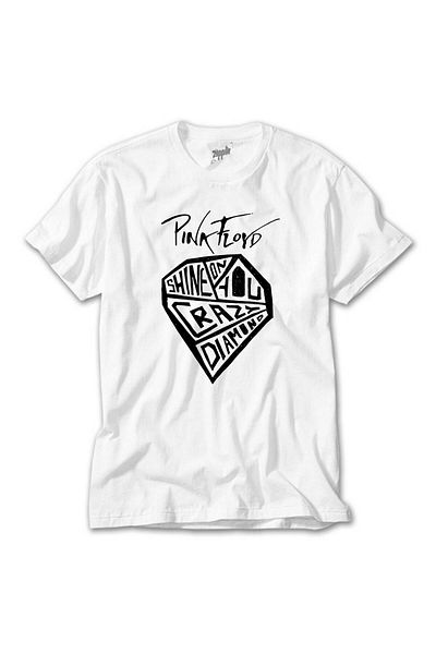 CrowsGate Pink Floyd Crayz Diamond White T-Shirt