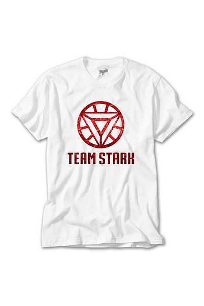 CrowsGate Iron Man Team Stark White T-Shirt