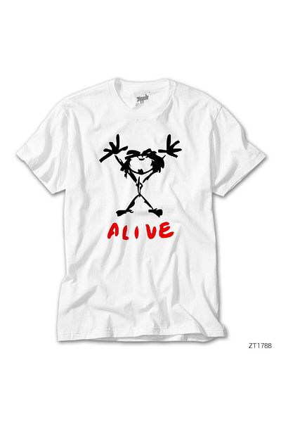 CrowsGate Pearl Jam Alive White T-Shirt