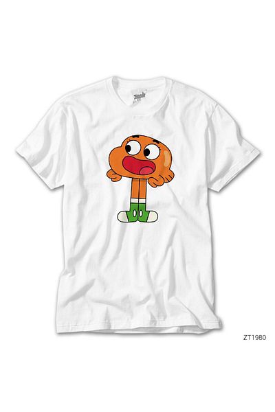 CrowsGate Gumball Darwin White T-Shirt