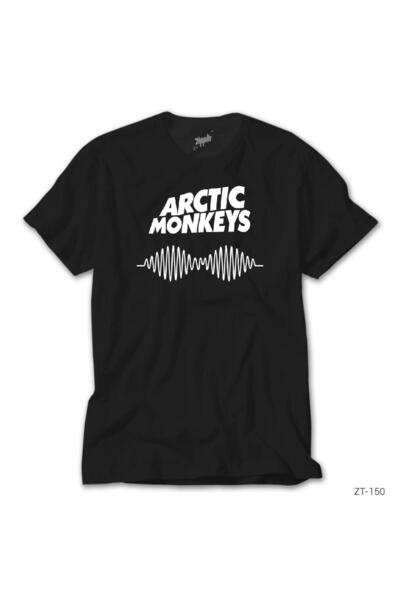 WAKHA Μαύρο T-shirt με λογότυπο Arctic Monkeys