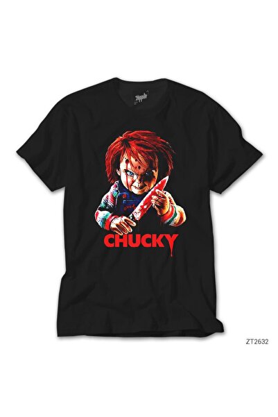 WAKHA Tricou negru Chucky Murderer