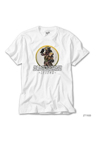CrowsGate Apex Legends Bloodgound White T-Shirt