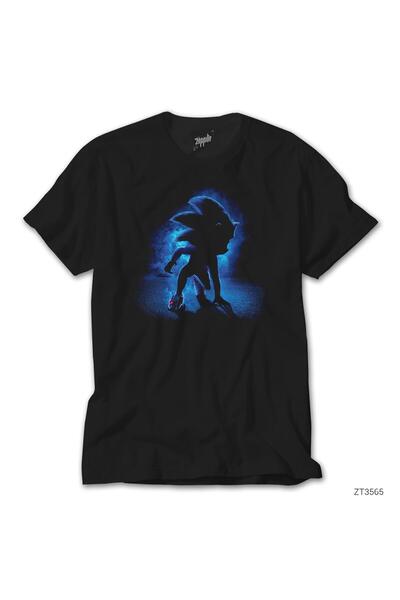 WAKHA Μαύρο μπλουζάκι Sonic the Hedgehog