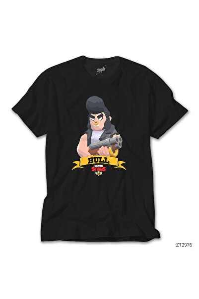 WAKHA Μπλουζάκι Brawl Stars Bull Μαύρο