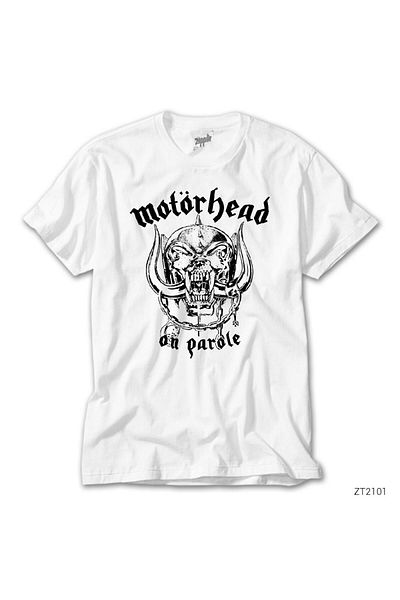 CrowsGate Motörhead On Parole White T-Shirt