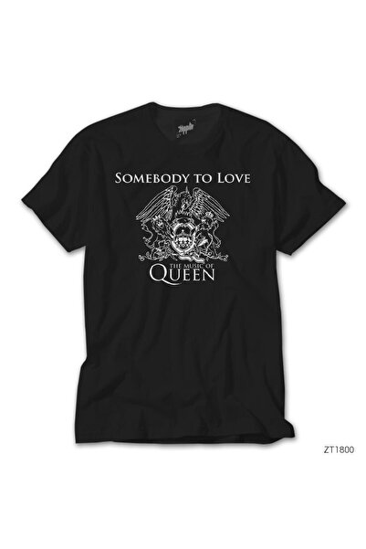 WAKHA Μπλουζάκι Queen Somebody to Love Μαύρο