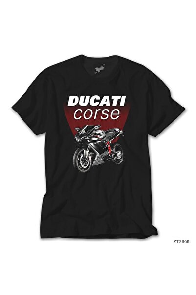 WAKHA Tricou negru Ducati Corse
