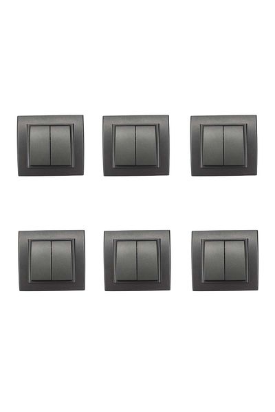 OVİVO Ovivo Smoked 6 Pieces Double Commutator and Frame Set