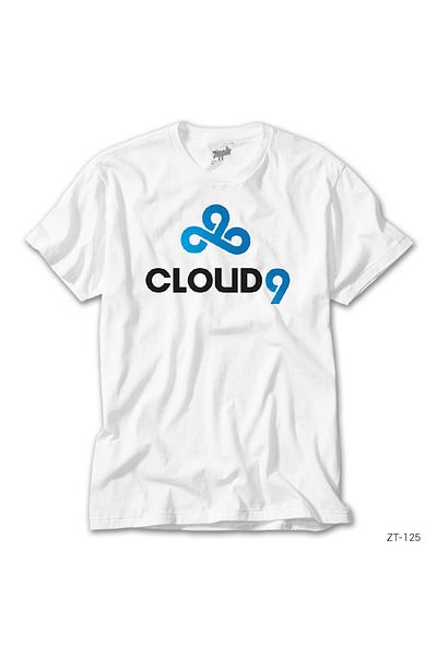 CrowsGate Csgo Cloud9 Team White T-Shirt