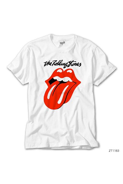 CrowsGate Rolling Stones White T-Shirt