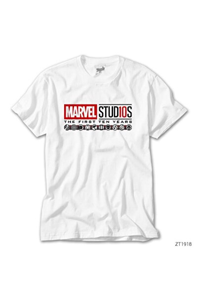 WAKHA Marvel Studios 10 Year White T-Shirt