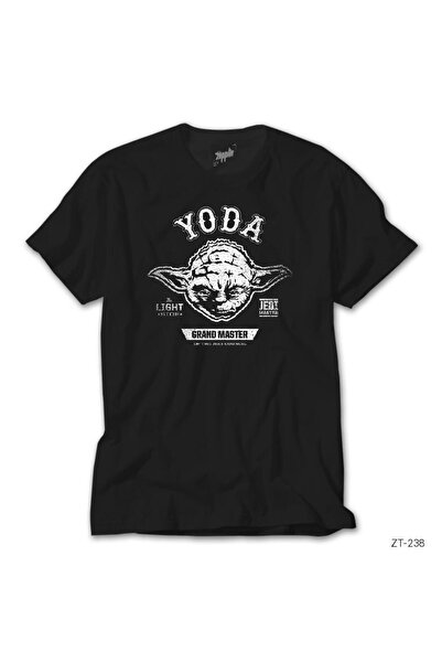 CrowsGate Tricou negru Star Wars Yoda