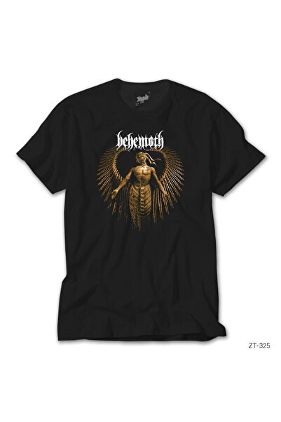 WAKHA Μπλουζάκι Behemoth με σχέδιο εξωφύλλου, Μαύρο, 5XL