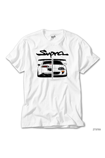 WAKHA Λευκό μπλουζάκι Toyota Supra MK IV