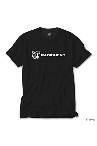 WAKHA Μαύρο μπλουζάκι με λογότυπο Radiohead