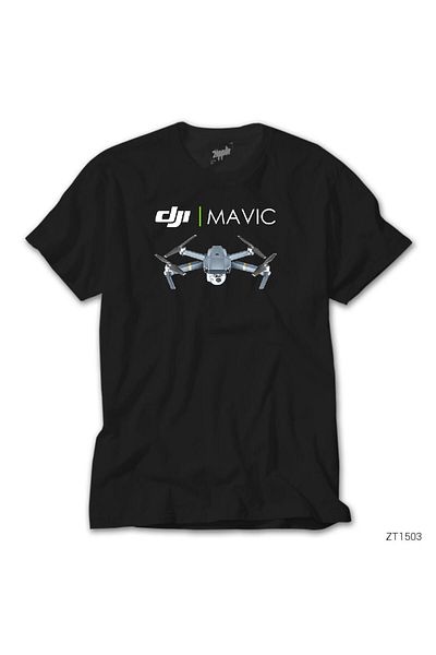 WAKHA Dji Mavic Pro Black T-Shirt