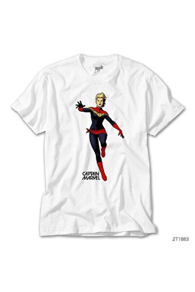 WAKHA تي شيرت أبيض من كابتن مارفل