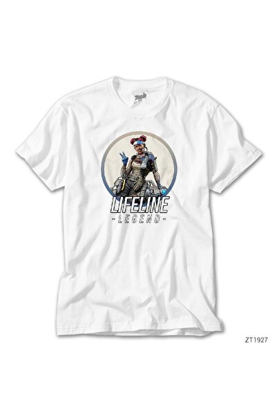 WAKHA Λευκό T-shirt Apex Legends Lifeline