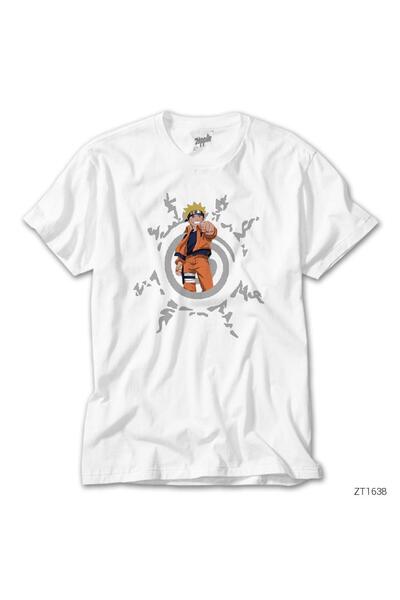 WAKHA تي شيرت ناروتو باور أبيض