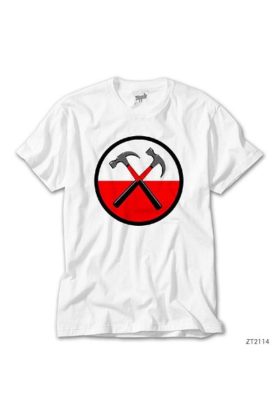 CrowsGate Pink Floyd The Wall Hammer White T-Shirt
