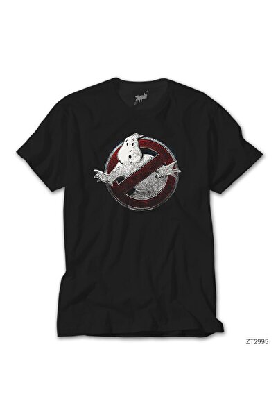 WAKHA Tricou negru Ghostbuster Splash