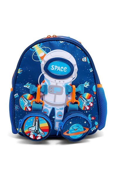 TOYFEST حقيبة ظهر مدرسية صغيرة من Space - سترة