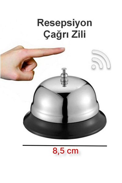 TOYFEST Hotel Reception Officer Call Bell - Restaurant Chef Bell - 8.5 Cm
