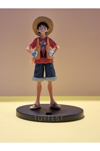 TOYFEST شخصية الرسوم المتحركة ون بيس مونكي دي لوفي لعبة حلية موديل 3 - 20 سم