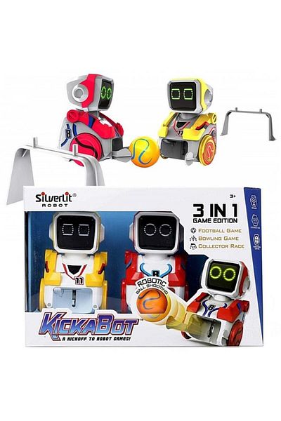 TOYFEST Silverlit Kickabot - مجموعة روبوت مزدوجة