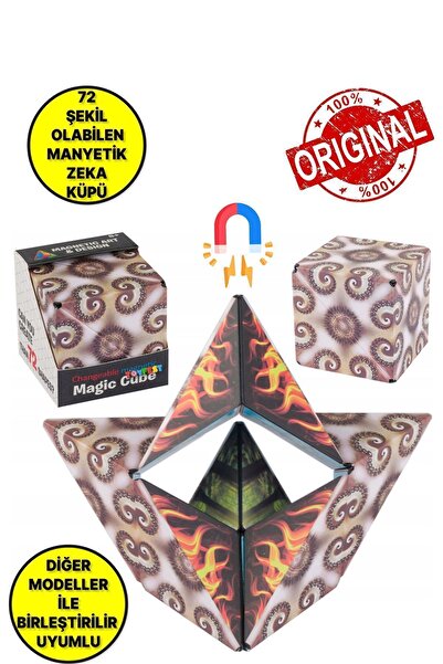 TOYFEST 3 Boyutlu Stress Giderici Manyetik Geometrik Mozaikli Mıknatıslı Akıl...