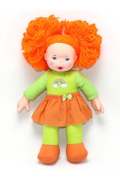 TOYFEST Rengarenk Sevimli Bez Bebek 30 Cm