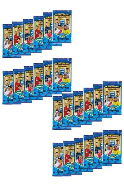 TOYFEST بطاقات لاعب كرة القدم Panini Adrenalyn Fifa 365 - 2023 الرسمية (24 حزمة)