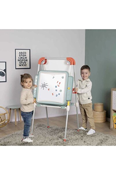 TOYFEST Metal Ayaklı Çift Taraflı Manyetik Yazı Tahtası 67 X 61 X 130 Cm