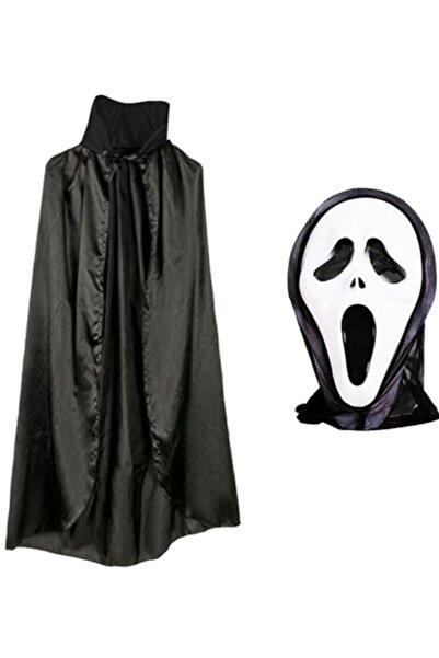 TOYFEST Σετ κοστουμιών Scream Mask και Cape με λαιμόκοψη 120 cm