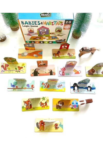 Headu Babıes & Habıtats Yavrular Ve Yaşam Alanları Yapboz