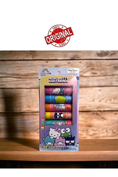 TOYFEST Hello Kitty & Friends Özel Metal Kutusunda 5'li Paket Dudak Parlatıcı...